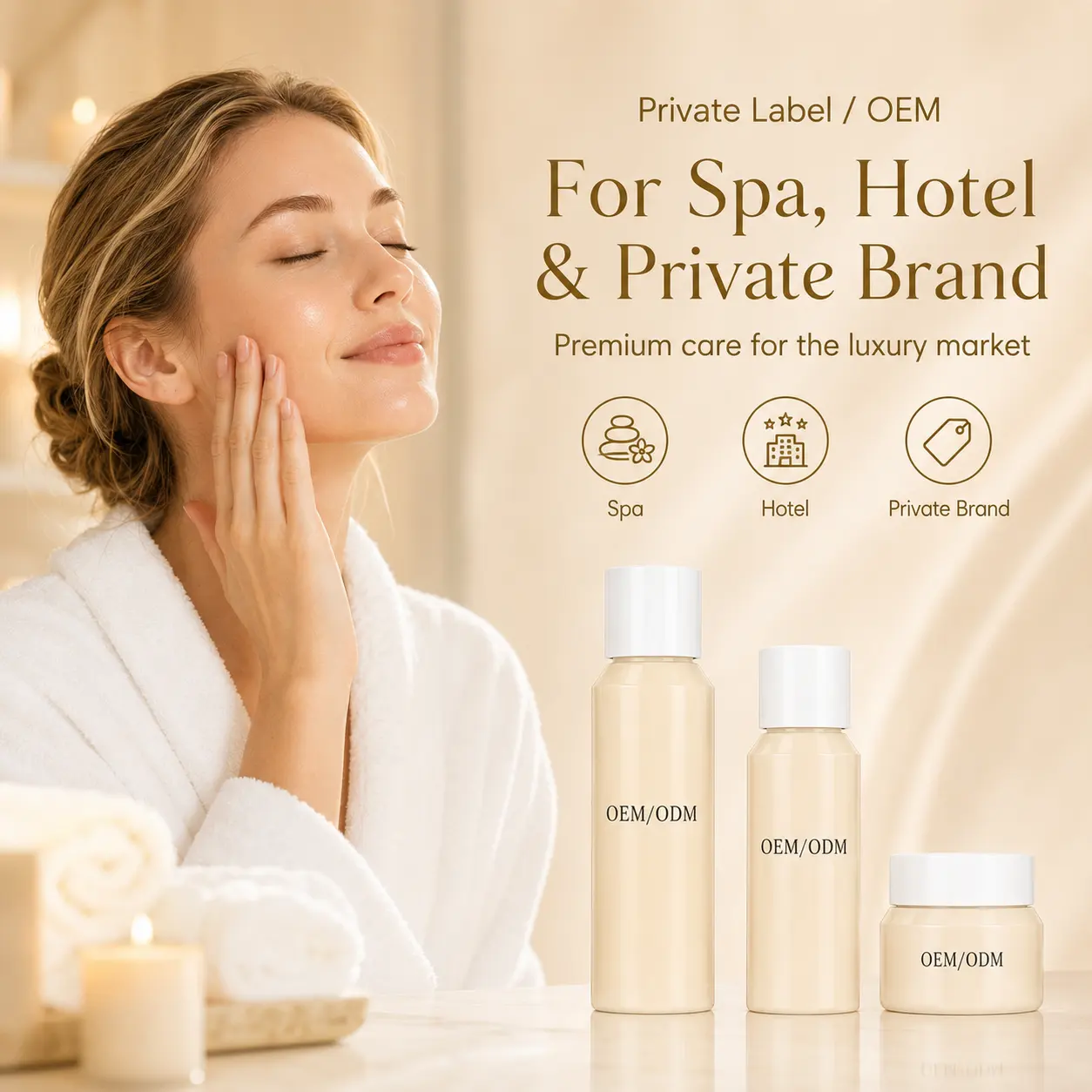 Factory Gold Collagen Anti Wrinkle Skin Care Set With Essence & Cream For Radiant Glow Private Label Cosmetics Manufacturer