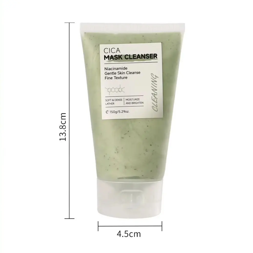 OEM Private Label CICA Facial Cleanser Niacinamide Gentle Skin Cleanse Fine Texture Custom Formula & Packaging Manufacturer