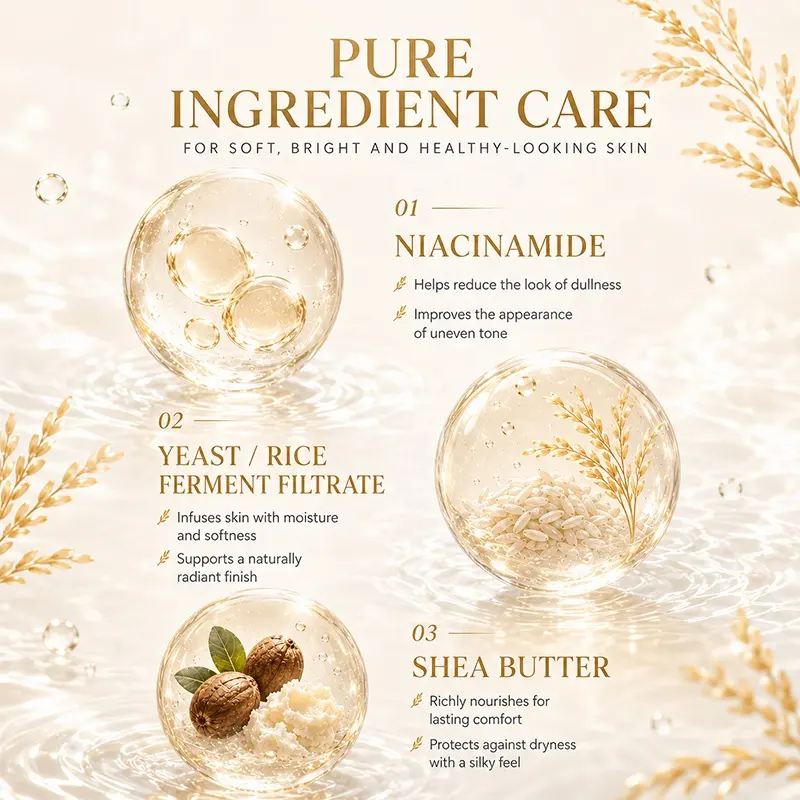 HALORINNA Rice Ferment Facial Toner 120ml Brighten Long-Lasting Hydration Smooth Soften Coarse Dry Skin Facial Soothing Care