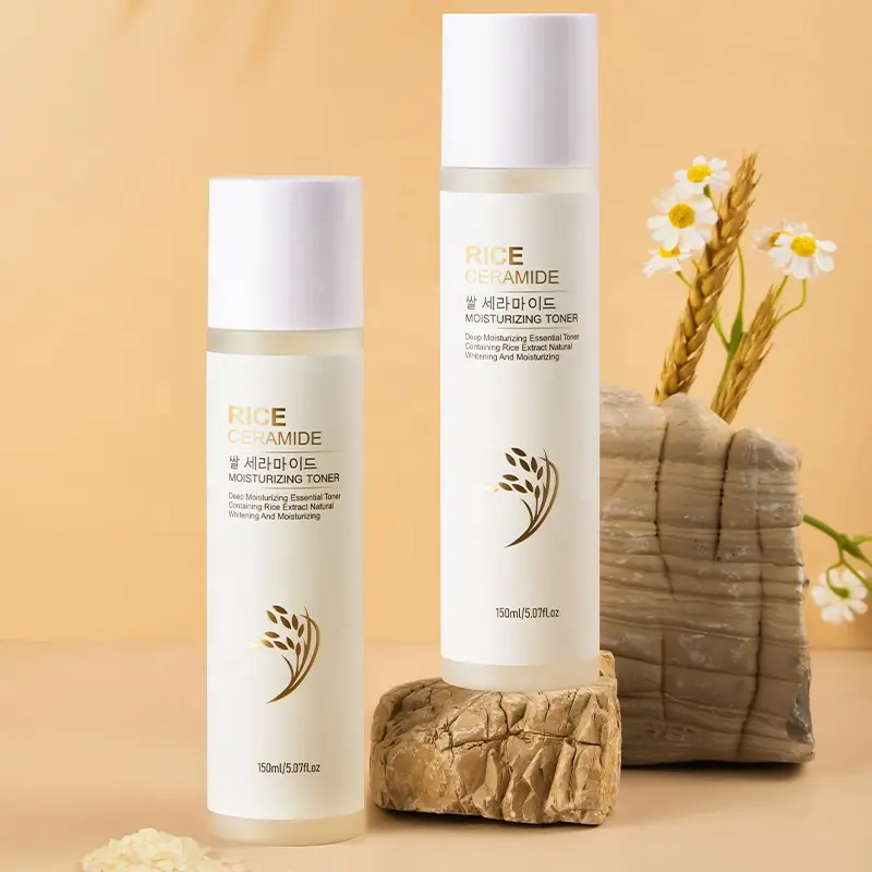 RICE MOISTURIZING TONER 150ml | Lightening Anti-Wrinkle Hydrating Brightening Facial Toner | Natural Rice Extract for All Skin