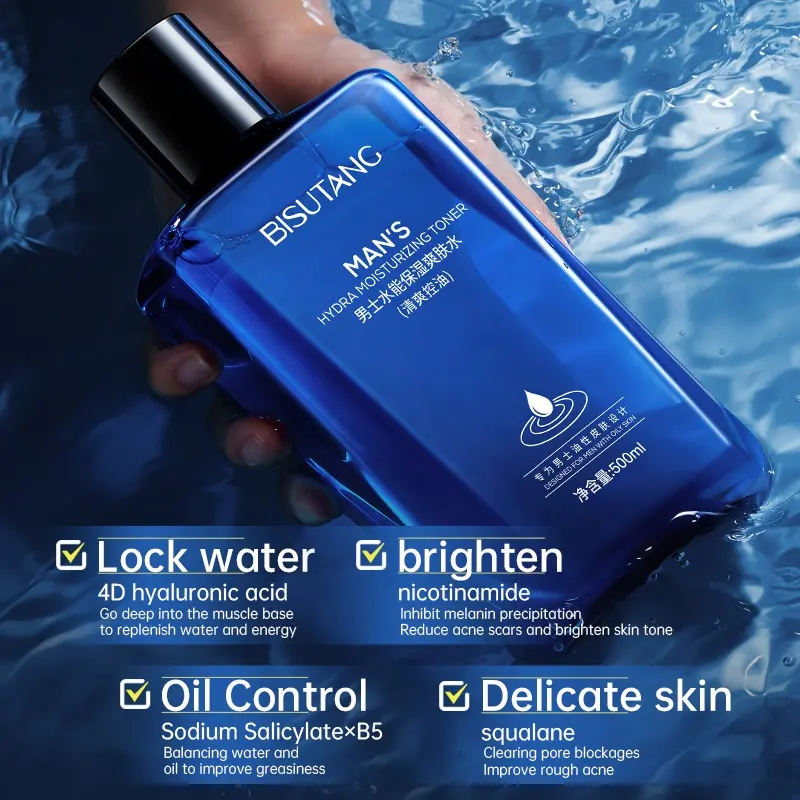 BISUTANG Factory Direct Men's Skin Toner Water Energy Moisturizing Hydrating Brighten Tone Direct From Source