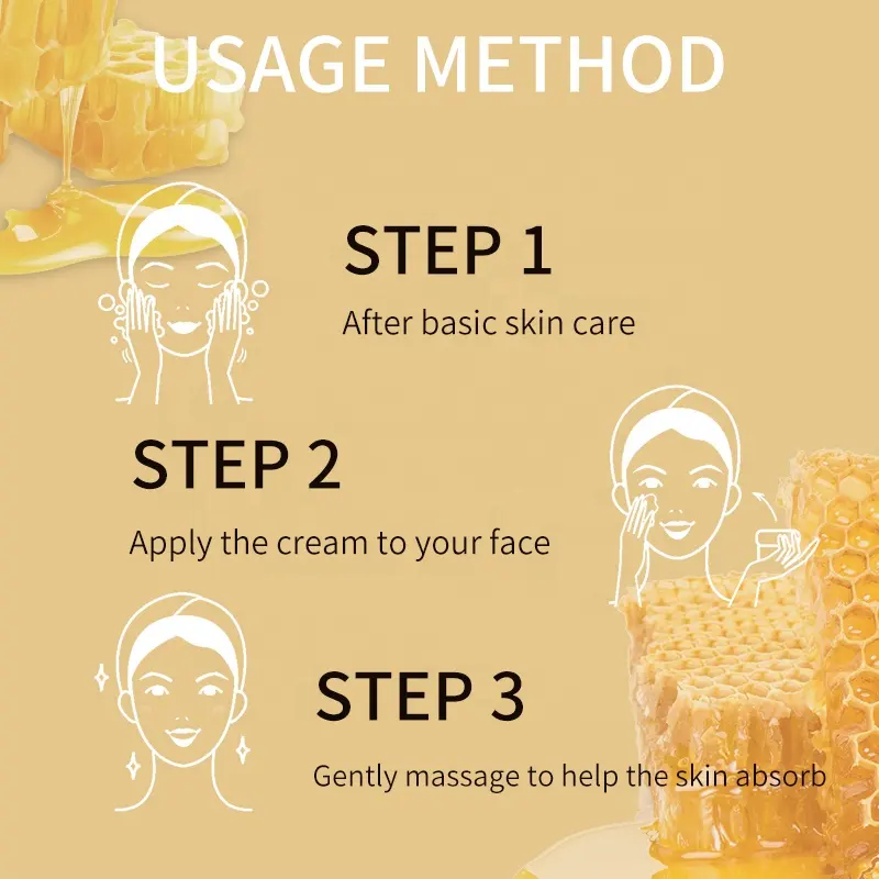 AESTHTANY 150g Bee Venom Face & Neck Cream Nourish Dry and Damaged Barrier Stabilize Skin State for Daily Smoothing Care OEM