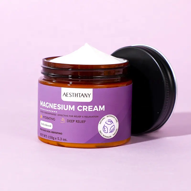 AESTHTANY Magnesium Cream 150g Moisturizing Nourishing Improving Dryness and Roughness for All Skin Types Softening Care OEM