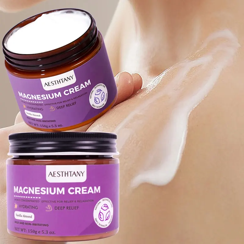 AESTHTANY Magnesium Cream 150g Moisturizing Nourishing Improving Dryness and Roughness for All Skin Types Softening Care OEM