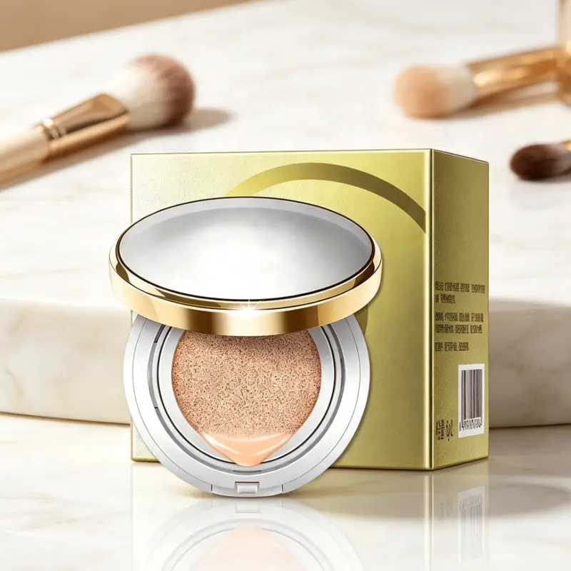 Bisutang Poreless CC Cream Liquid Makeup Cushion Concealer Oil-control Moisturizer Delicate Foundation Waterproof Whitening