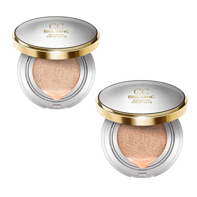 Bisutang Poreless CC Cream Liquid Makeup Cushion Concealer Oil-control Moisturizer Delicate Foundation Waterproof Whitening detail