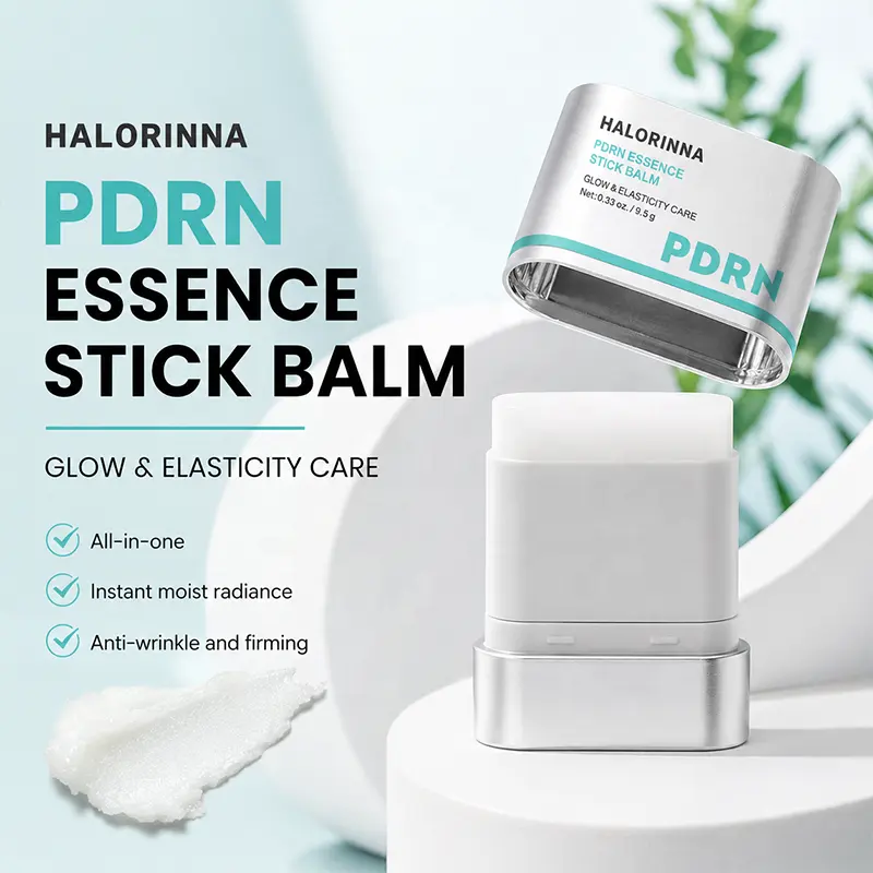 HALORINNA OEM Revitalizing PDRN Stick Balm Anti-Aging Firming Smooth Dry Creases for Mature Skin Daily Skin Elasticity Care