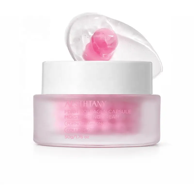AESTHTANY PDRN Collagen Capsule Moisturizing Cream Long-Lasting Hydration Enhance Skin Absorption Calming Facial Smoothing Care