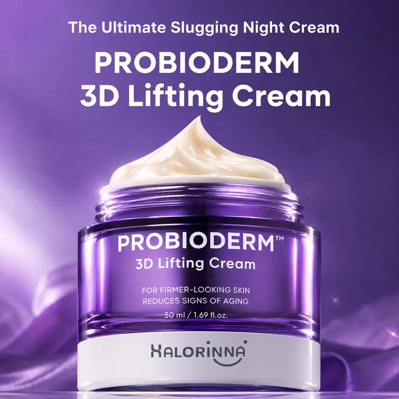 Custom logo Korean Probiotic Infused Night Cream Moisturizing Reinforce Skin Defensive Barrier for All Skin Facial Care OEM