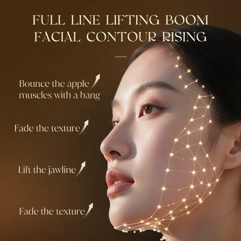 HANMEIJI Bee Venom Turmeric Firming Facial Cream Hydrating Skin Tightening Lifting Smooth Fine Lines Whitening Lightening All