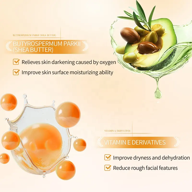 O'KADY VC Face Cream 30g Vitamin C Whitening Moisturizer Refreshing Anti Wrinkle Hydrating Cream for Glowing Radiant Skin