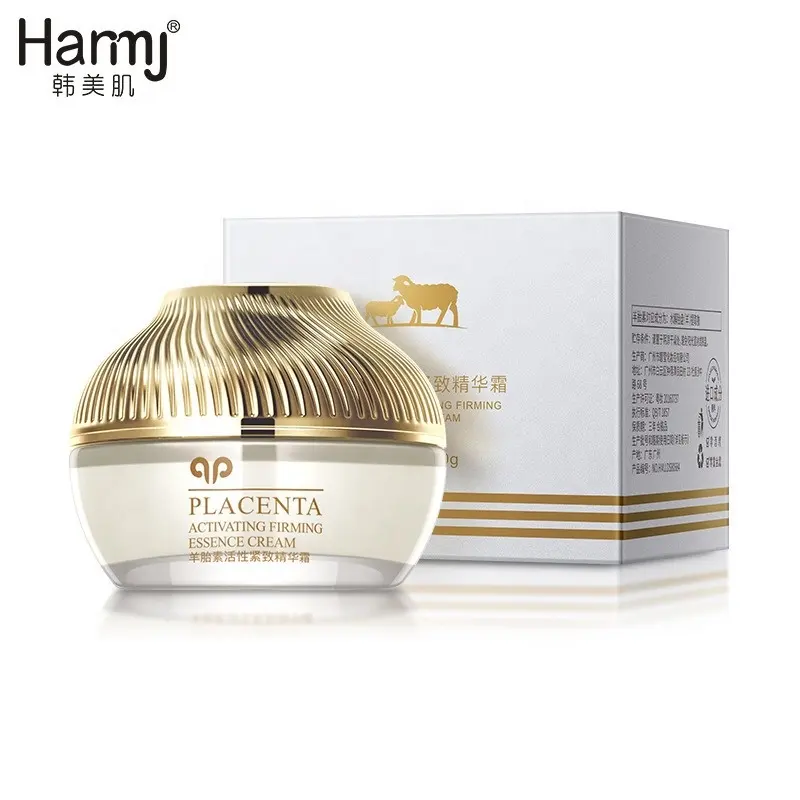 Active Firming Anti-Wrinkle Essence Cream 50g Sheep Placenta Niacinamide for All Skin Types Continuous Refreshing Smooth Skin
