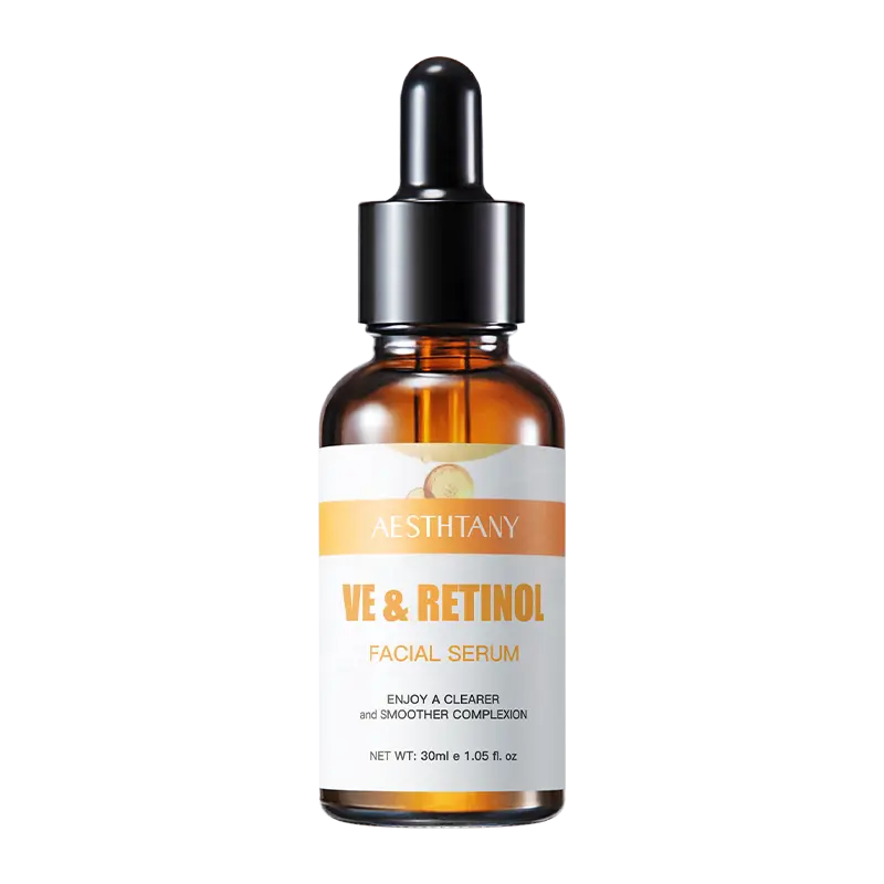 AESTHTANY Retinol Vitamin E Brightening Serum Niacinamide Even Skin Tone Sooth Free Radical Protection Daily Skin Renewal OEM