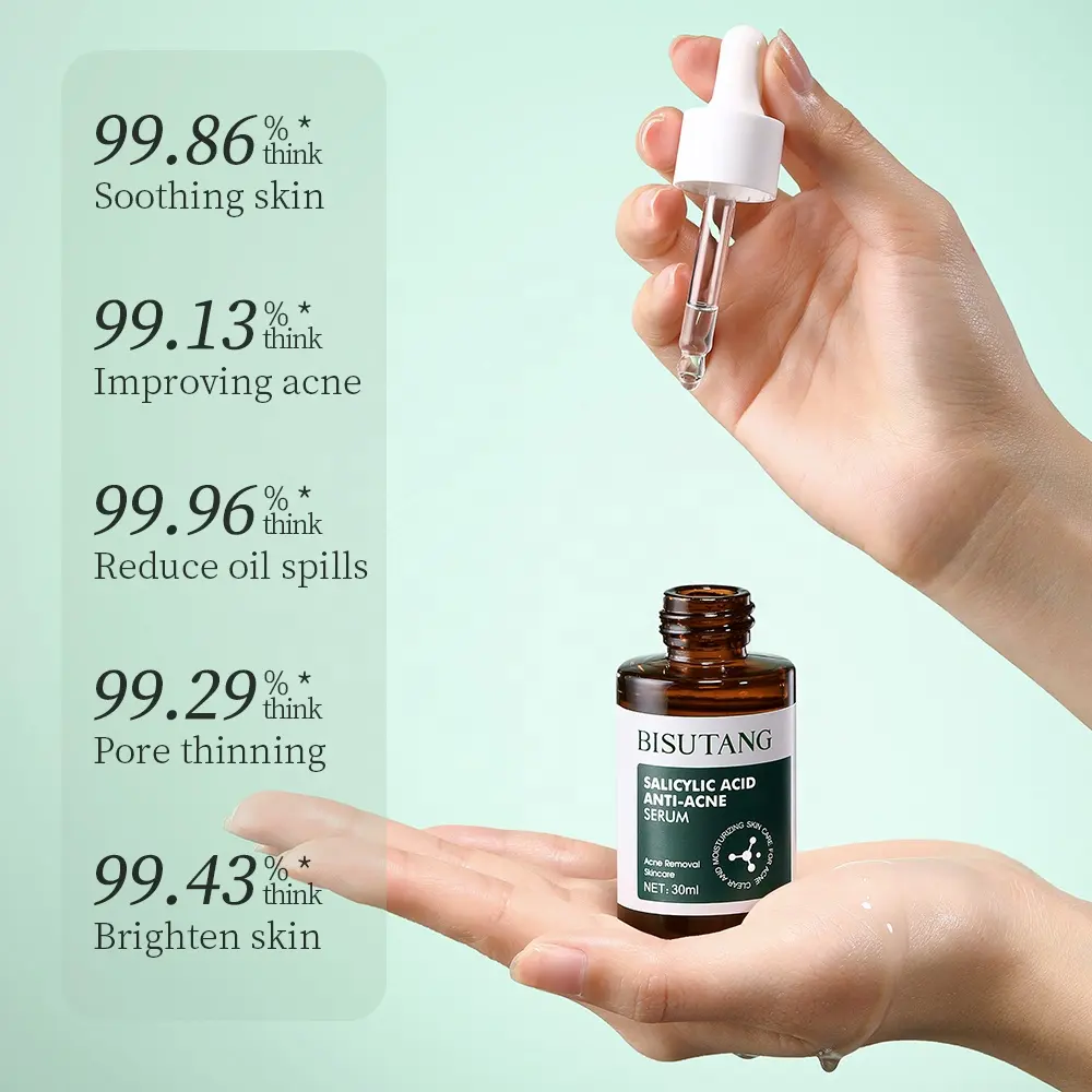 BISUTANG Salicylic Acid Daily Skin Treatment Serum 30ml Oil Control Pore Refining Face Essence for Wholesale