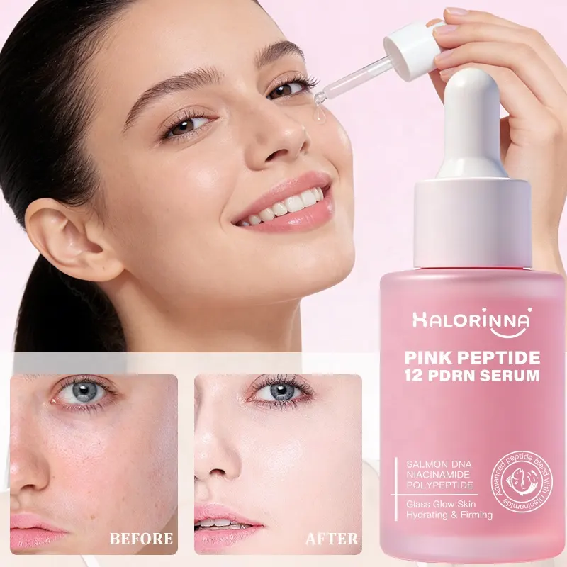 HALORINNA Salmon PDRN Facial Serum 30ml Firming Hydrating Radiant Serum Brightening Smoothing Skin Care Essence