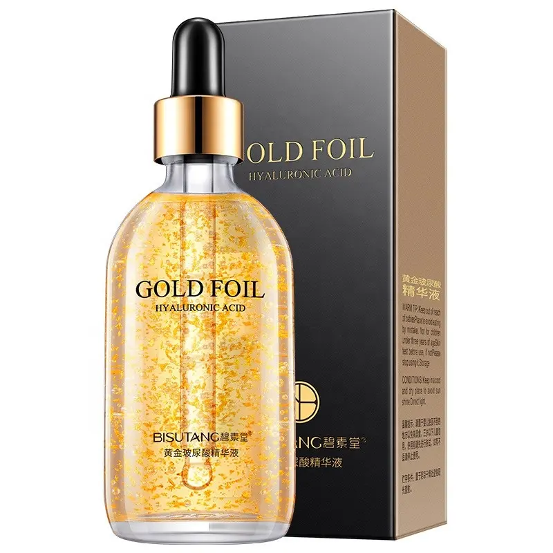 BISUTANG Gold Hyaluronic Acid Original Serum 24k Gold Serum Ampoule Essence for Small Molecules Nourish Hydrate