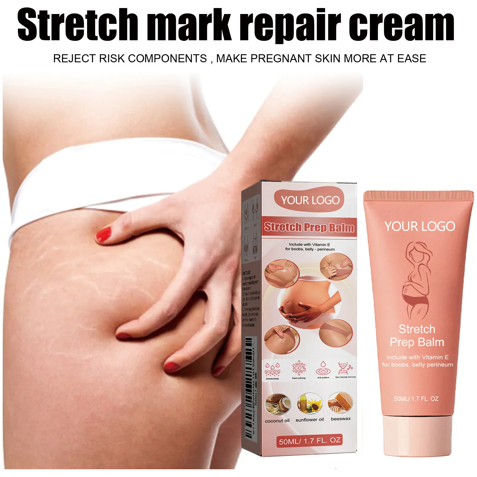 OEM Tummy Leg Facial Scar Cream Pimples Stretch Marks Remove Cream Strong Effective Acne Scar Removal Cream Smagliature