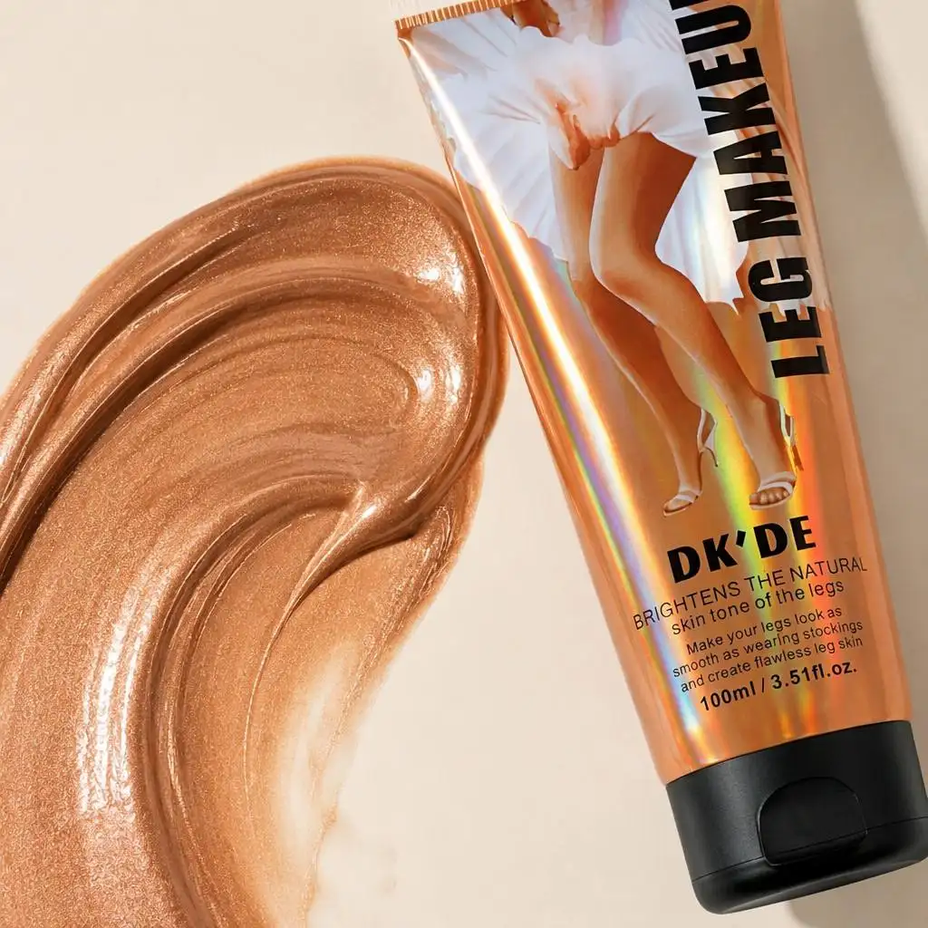 Waterproof Leg Foundation Makeup Bronze Highlighter Oil-Control High-Coverage Concealer Smooth Legs High-Capacity Leg Makeup