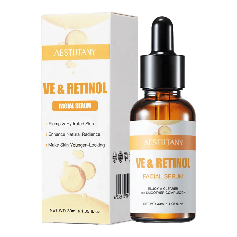 AESTHTANY Quick Absorb for Vitamin E Serum 30ml Curcumin Niacinamide Anti-Wrinkle Whitening Water-Like Anti-Aging Face
