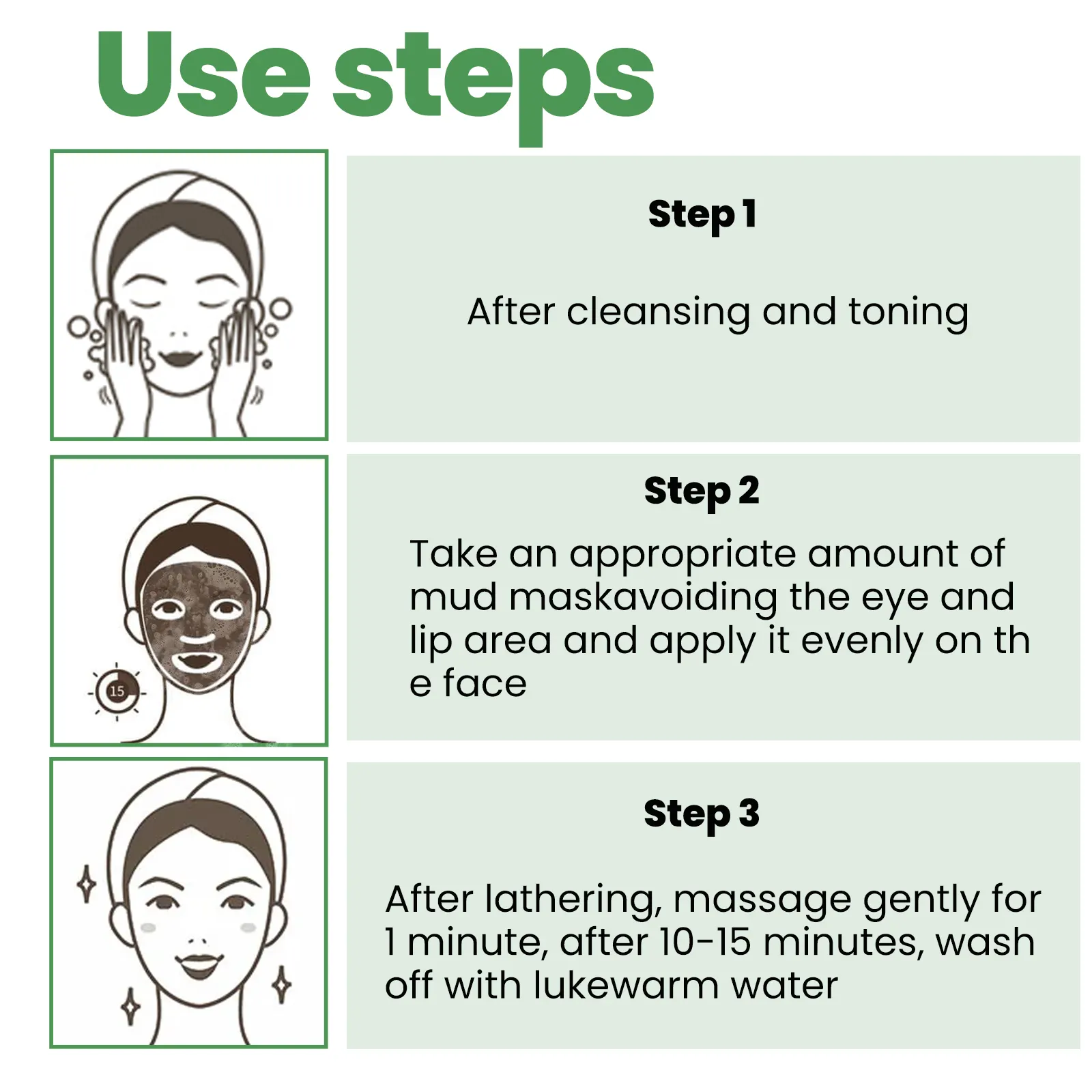 Bubble Facial Mud Mask Bubble Deep Cleansing Facial Mask for Acne & Pores Removal Facial Carbonated Korea Bubble Mask