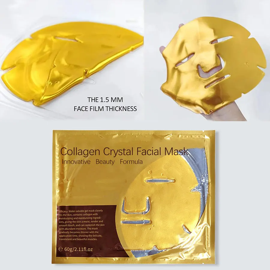 Herbicos Custom Made Private Label Vitamin C Skincare Mask Anti-Wrinkle Moisturizing Whitening Collagen Facial Mask for Face Use