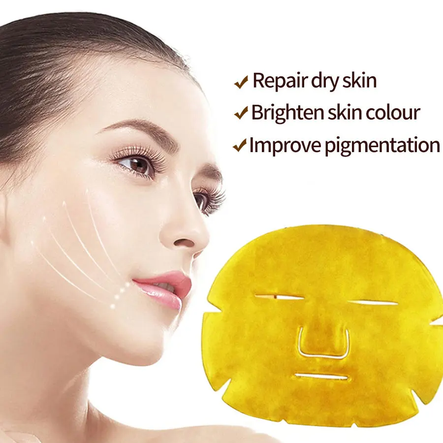 Herbicos Custom Made Private Label Vitamin C Skincare Mask Anti-Wrinkle Moisturizing Whitening Collagen Facial Mask for Face Use