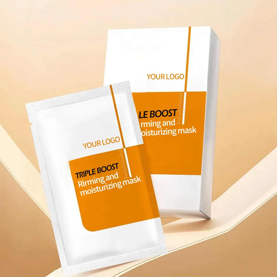 Private Label Deep Moisturizing Collagen Beauty Essence Facial Mask Hyaluronic Acid Compressed Crystal Skincare for Dry