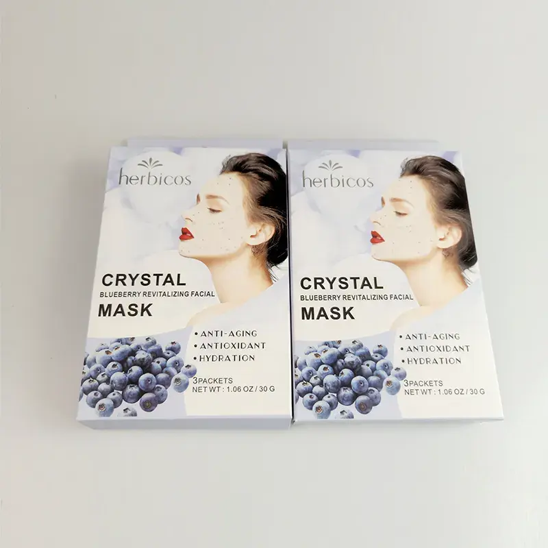 Herbicos Natural Collagen Soft Jelly Facial Clean Peel Off Rubber Anti Wrinkle Moisturizing Masking Powder