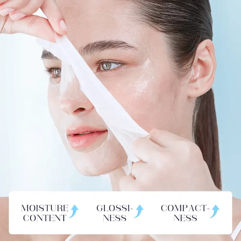OEM Refreshing Rose Collagen Facial Sheet Multi Plant Extract Plumping Hydrating Firming Rejuvenating Daily Nourishing Skincare