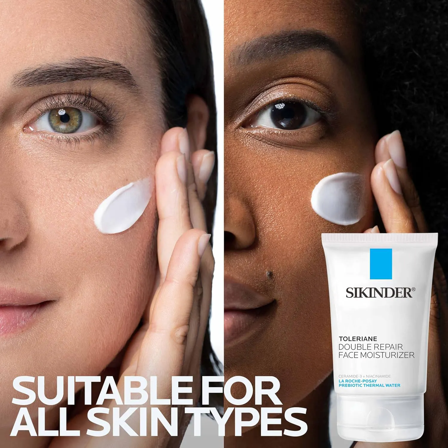 Acne Skin Care Face Repair Cream 40ml Water-Oil Balance Niacinamide Ceramide Moisturizing Night Herbal Female All Skin Types