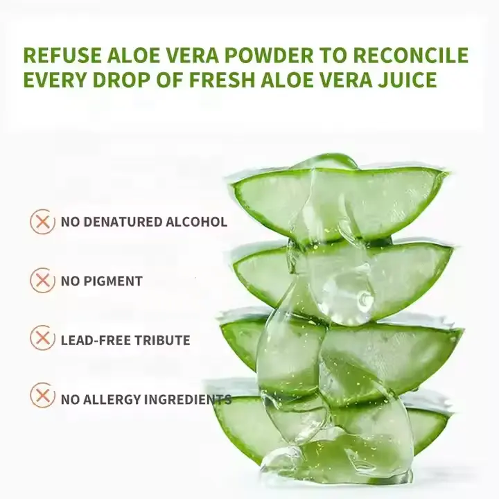 Natural Aloe Vera Soothing & Moisturizing Gel Anti-Inflammatory and Soothing Gel Aloe Vera 300g