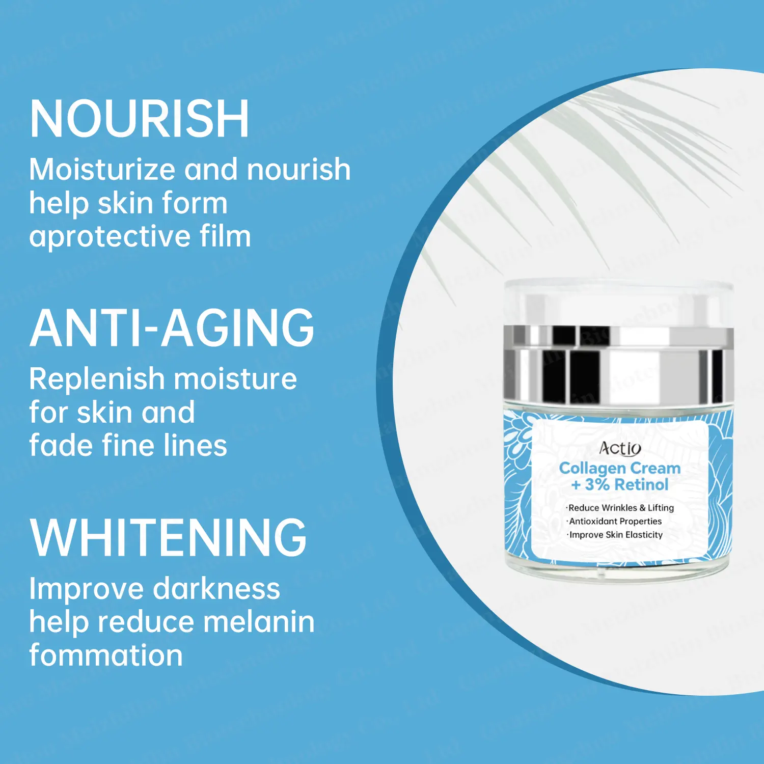 Korean Collagen Peptide Face Moisturizer Hydrating Anti-Aging Anti-Wrinkle Tightening Firming Collagen Facial Cream