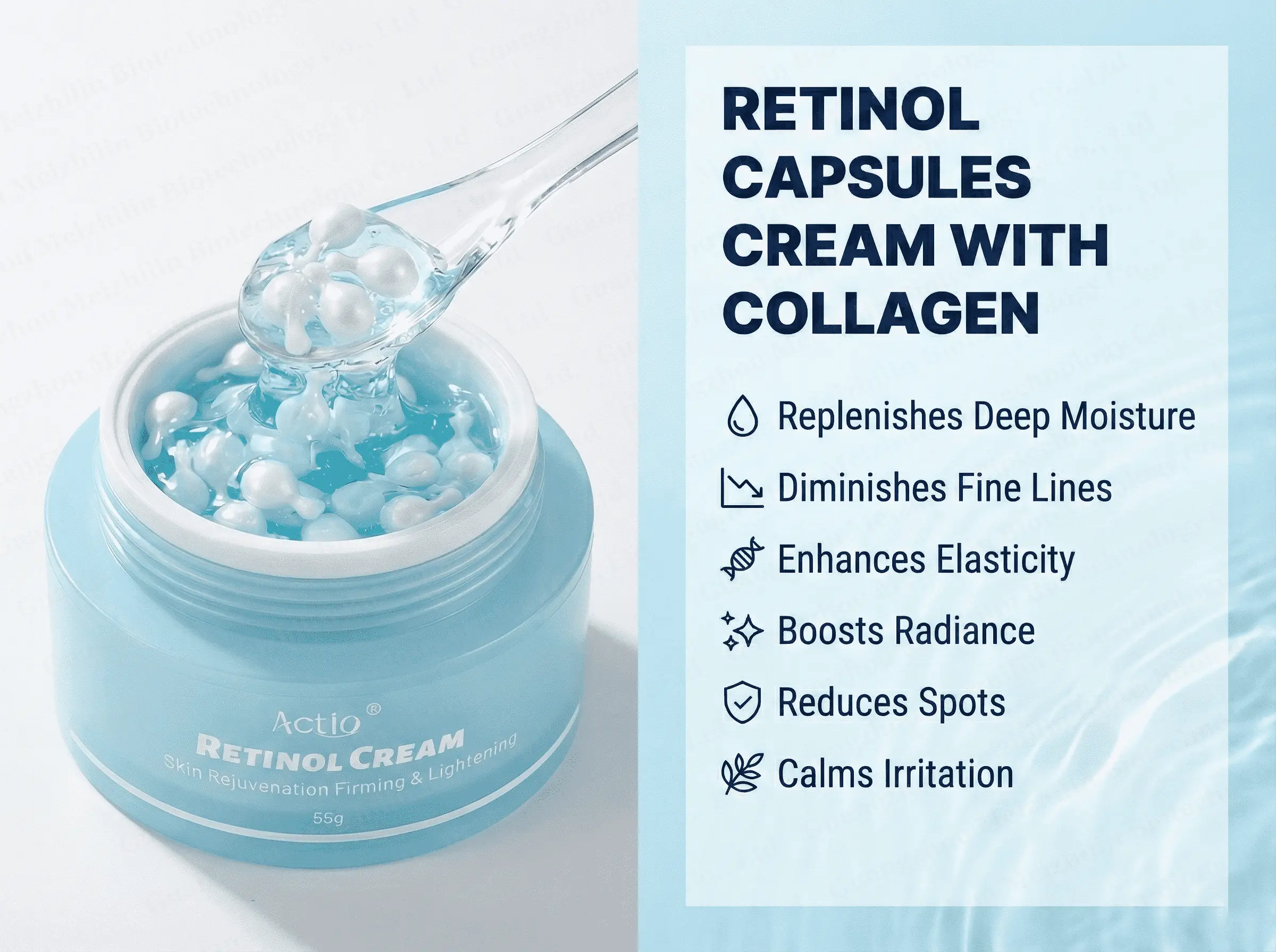 Retinol Vitamin E Skin Cream Nad Retinol Eye Cream Anti-Aging Eye Cream for Fine Lines & Wrinkles