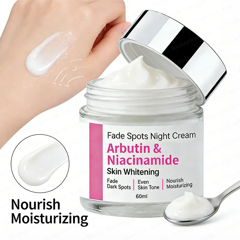 Effective Whitening Night Cream Intense Brightening to Fade Spots & Even Skin Tone Nourishing Facial Moisturizer