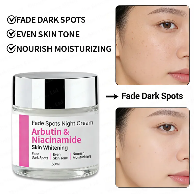 Effective Whitening Night Cream Intense Brightening to Fade Spots & Even Skin Tone Nourishing Facial Moisturizer