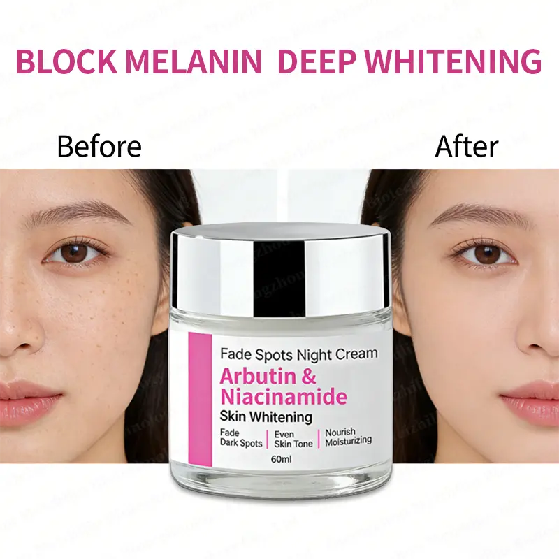 Effective Whitening Night Cream Intense Brightening to Fade Spots & Even Skin Tone Nourishing Facial Moisturizer