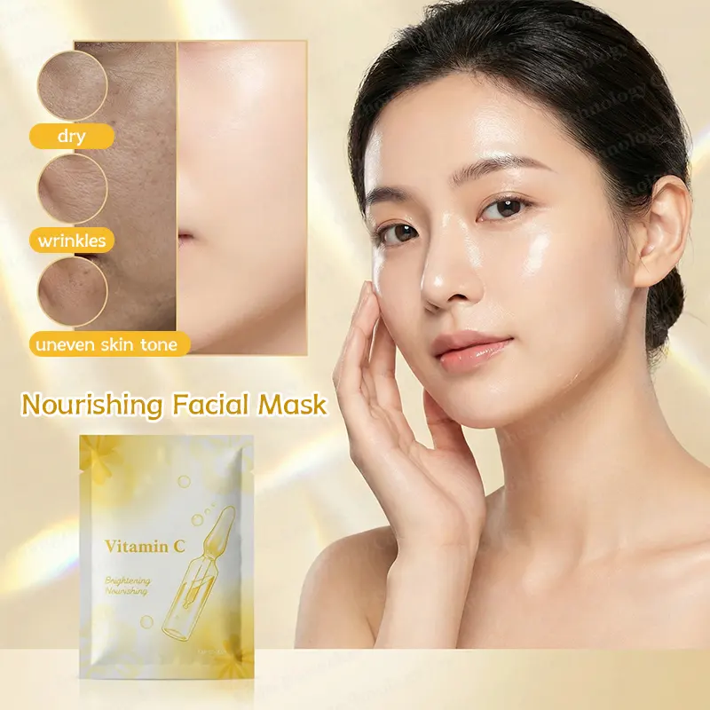 Private Label Gentle Nourishing Face Masks Hyaluronic Acid Moisturizer & Tea Tree Calming For Sensitive & Dry Skin