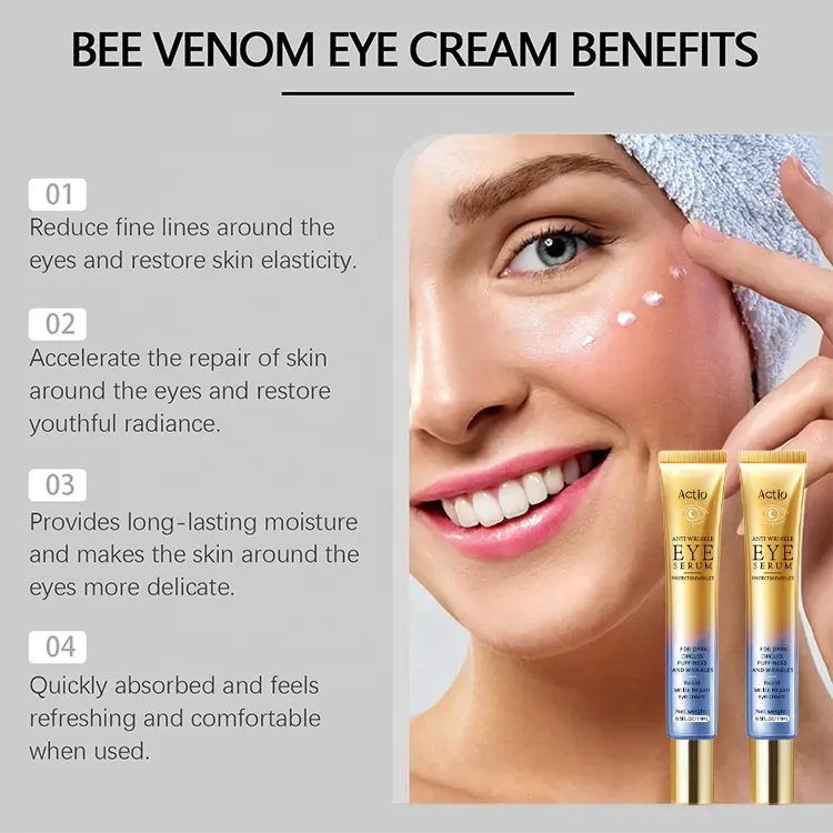 Private Label Instant Wrinkle Remover Eyecream Anti Aging Under Eye Skin Firming Lifting Tightener Cream