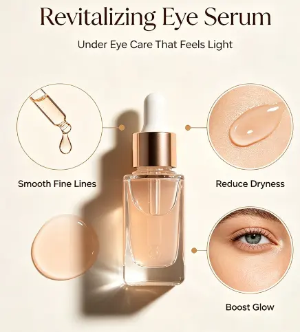 PDRN Eye Serum Pink Peptide Niacinamide Revitalizing Firming Brightening Hydrating Skincare Eye Care Essence