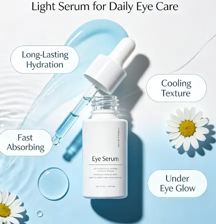 PDRN Eye Serum Pink Peptide Niacinamide Revitalizing Firming Brightening Hydrating Skincare Eye Care Essence