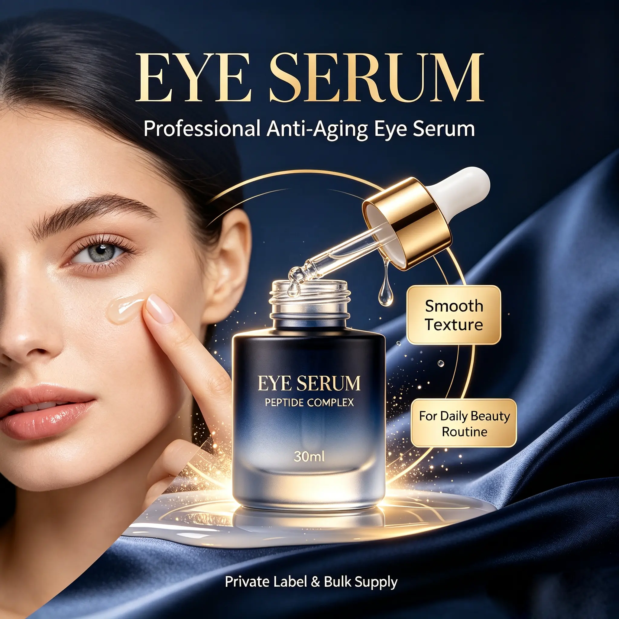 Eye Cream Moisturizing Firming Lightening Dark Circles Treatment with Collagen & Niacinamide Eye Serum