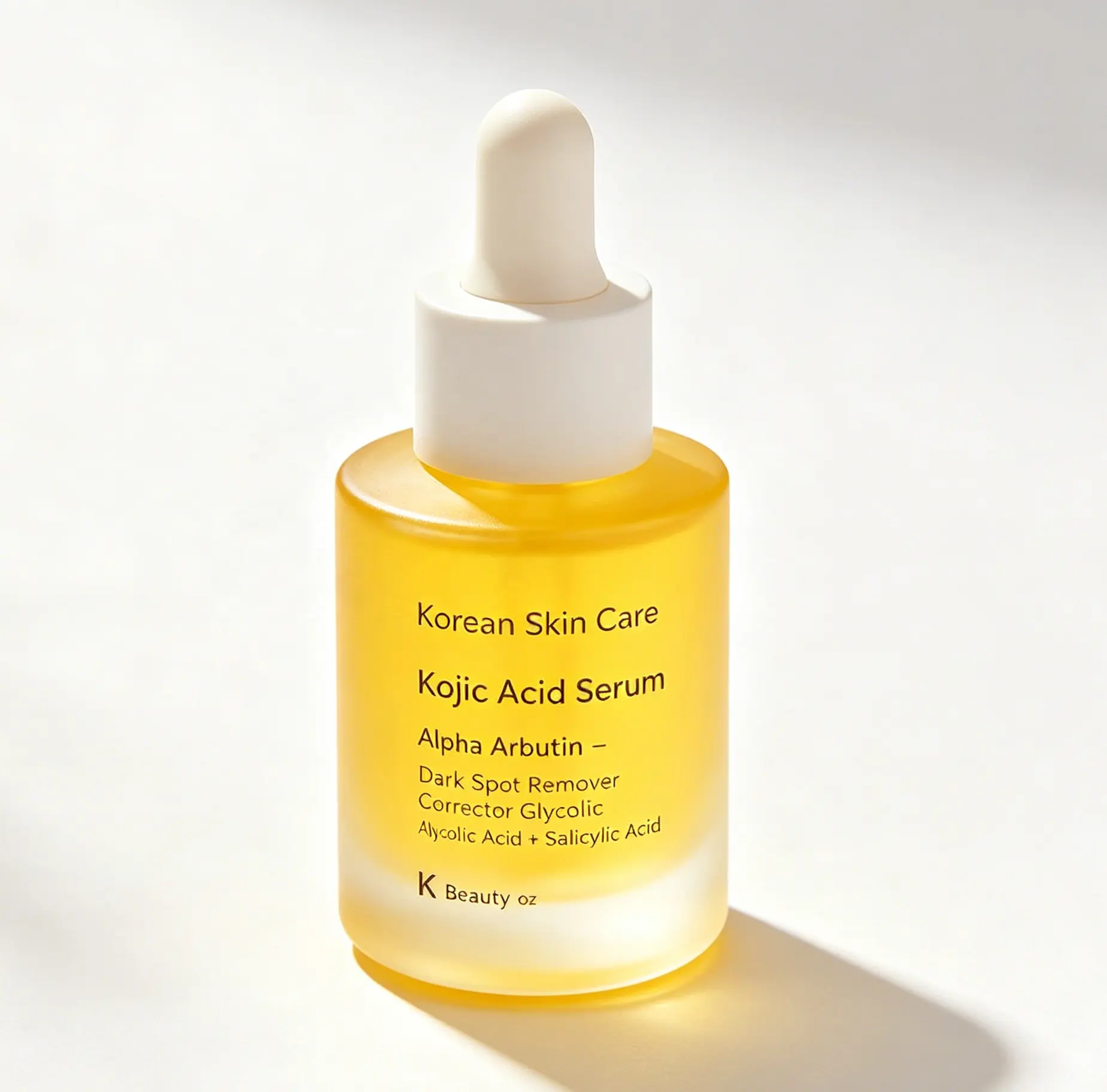 2% Kojic Acid Oil Face Serum with 1% Alpha Arbutin & Niacinamide | Brightening & Clarifying Formula for Uneven Skin Tone