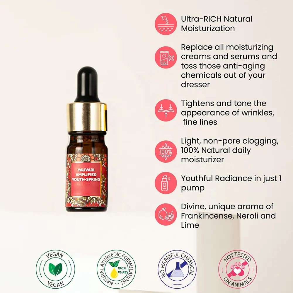 Anti-Aging Facial Serum with Red Ginseng Squalane Vitamin C Rose Whitening Face Oil Visibly Brightens Hydrates Firm Firm Skin