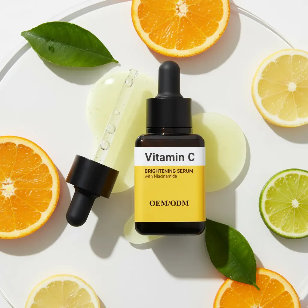 Vitamin C Kojic Acid Exfoliator Serum with Squalane Hyaluronic Acid & Vitamin E-Anti-Wrinkle 30ml Kojic Acid Oil