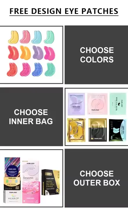 Effective Anti Wrinkle Under Gold Eye Mask for Dark Circle Moisturizing Hydrogel Crystal Eye Mask Patches