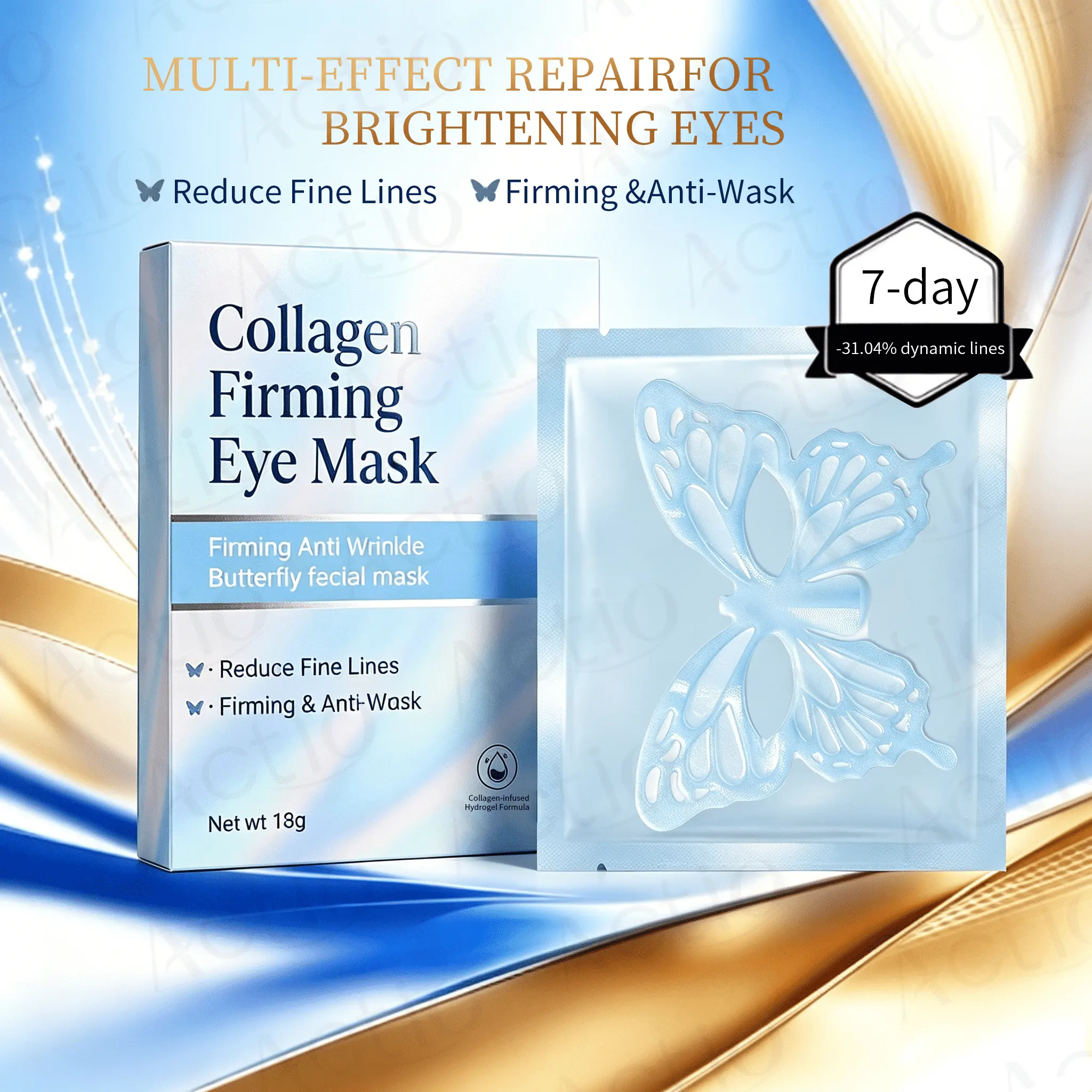 Hot Selling Eye Sleeping Mask Fade Fine Line Plentiful Essence for Young Eye Contour Custom Fast Shipping