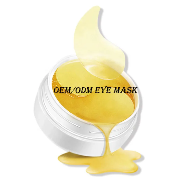 Wholesale Hydrogel Under Eye Patch Best Lifting Soothing Seaweed 24k Gold Eye Mask Brightening Anti-Wrinkle Eye Care Gel