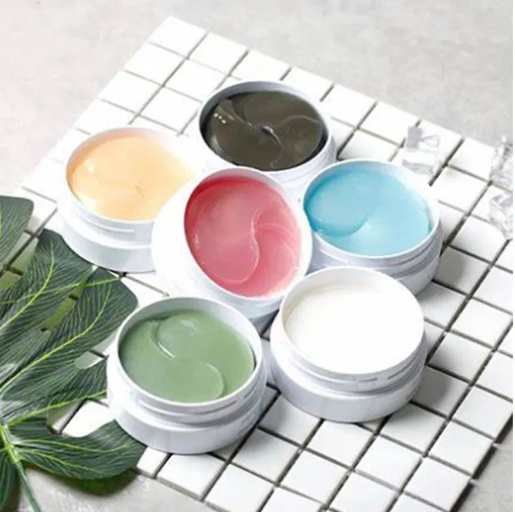 OEM Customized Korean Moisturizing Hydrating Collagen Eye Patch Anti Aging Firming 24K Gold Seaweed Rose Gold Eye Mask