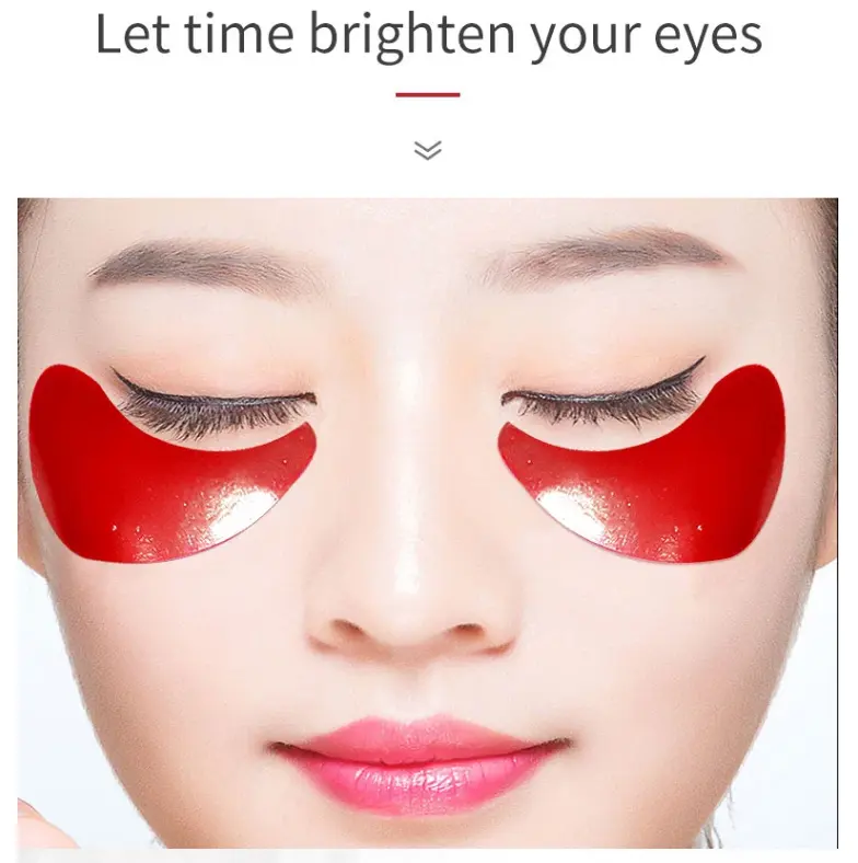 OEM Customized Korean Moisturizing Hydrating Collagen Eye Patch Anti Aging Firming 24K Gold Seaweed Rose Gold Eye Mask