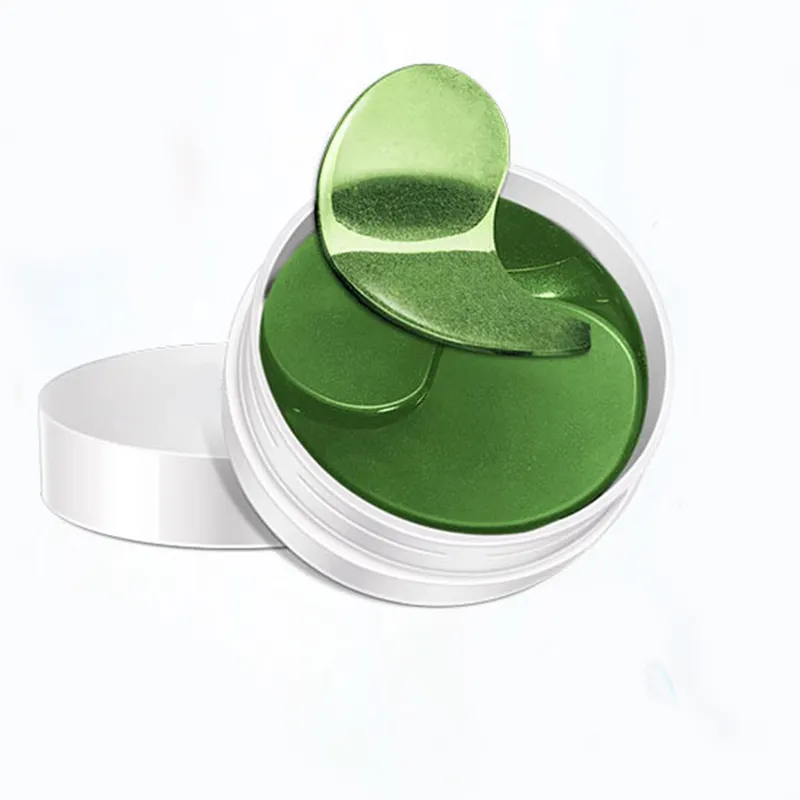 60pcs Cooling Aloe Vera Eye Mask for Puffy Eyes and Dark Circles 24K Gold Vitamin-Sea Weed-Green Tea Firming ODM & OEM Supply